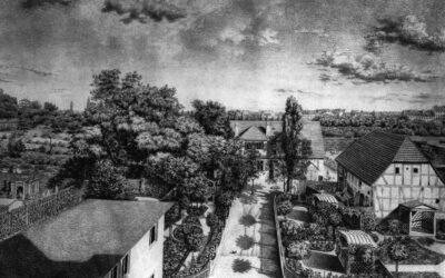 Der Weingarten des Gottfried Sametzki 1844. Aus: Der Berliner Osten. Berliner Handelsdruckerei, Berlin N54. Berlin 1930