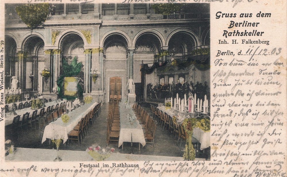 Postkarte um 1900. Sammlung W. Krause Postkarte um 1900. Sammlung W. Krause