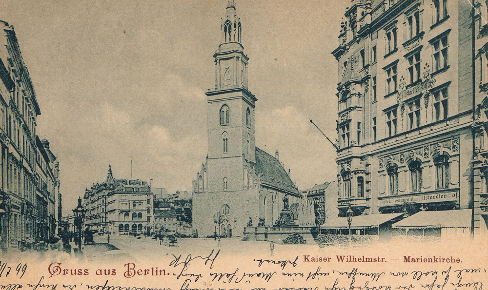 Postkarte um 1900. Sammlung @ W. Krause Postkarte um 1900. Sammlung @ W. Krause